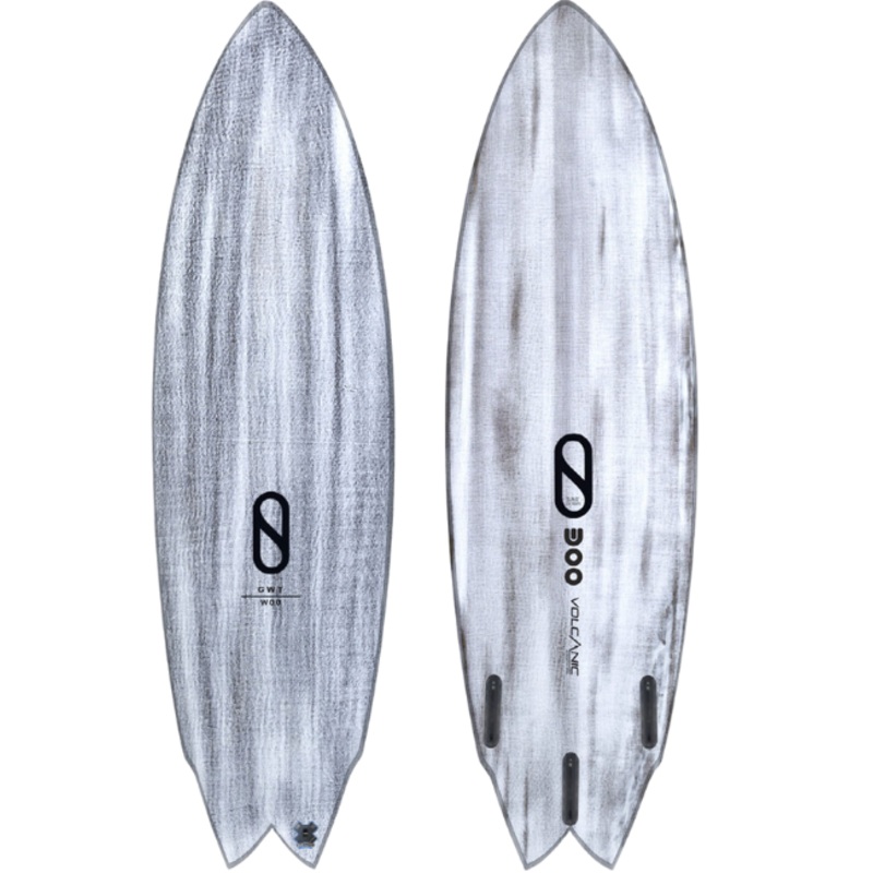 Slater Designs 6'0 Great White Twin Volcanic Surfboard