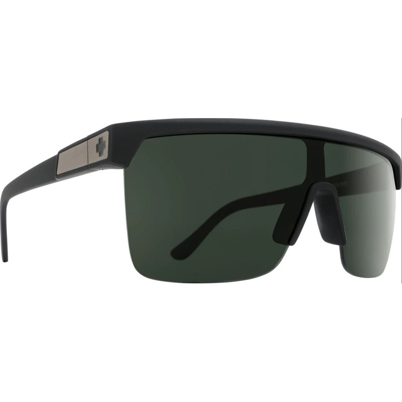 Spy Flynn 5050 Soft Mtt Blk/HD Plus Grey Green Sunglasses