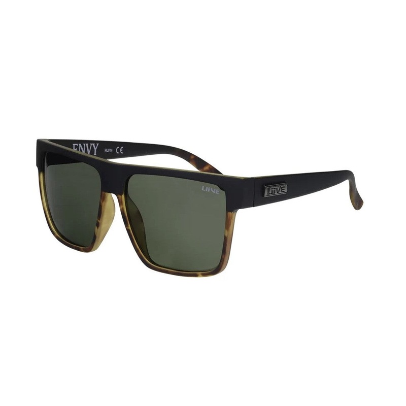 Liive Envy Matt Black Tort Polarised Sunglasses