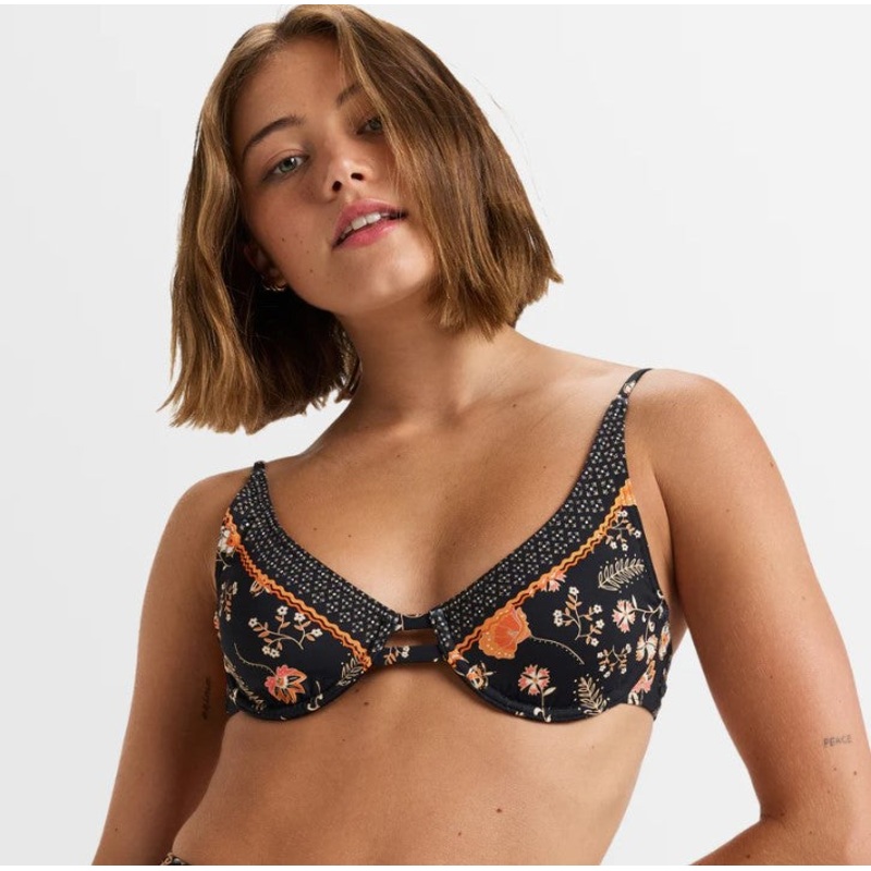 Roxy Kerala Elongated UW Top w Cheeky Pant Bikini - Sum24