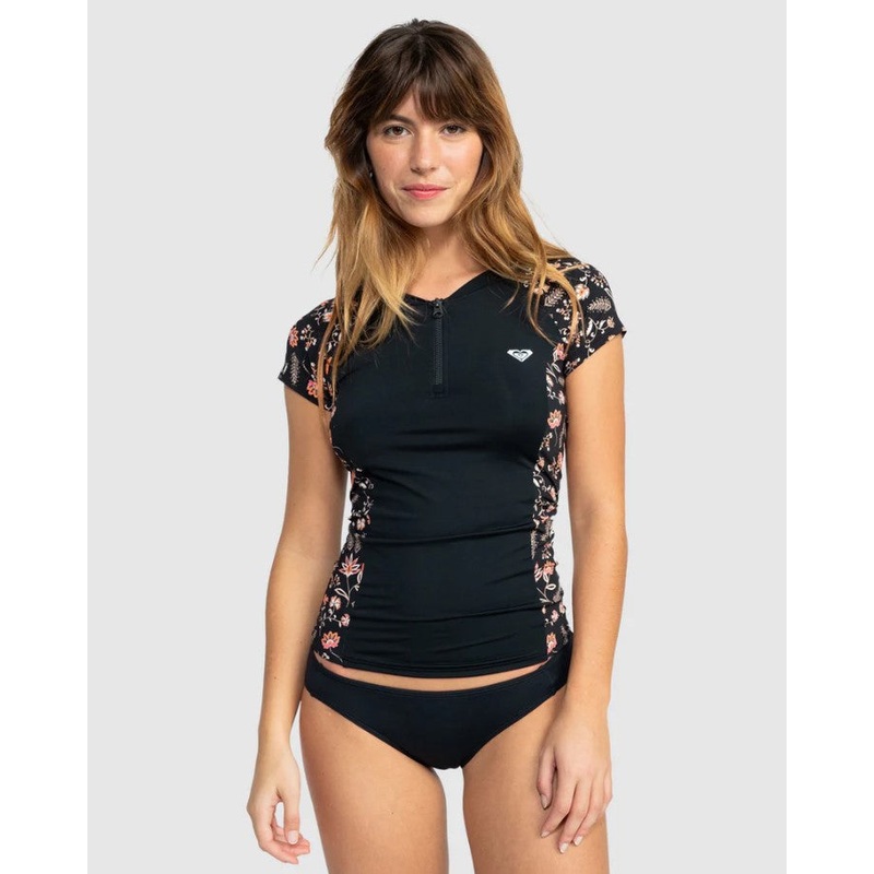 Roxy Lycra Zipped Cap Sleeve Rashie - Sum24