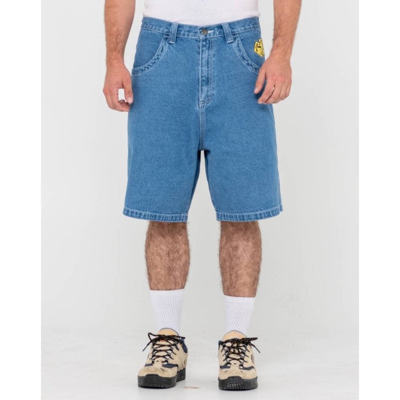Rusty Flip Daddy All In Jort Denim Shorts - Sum24