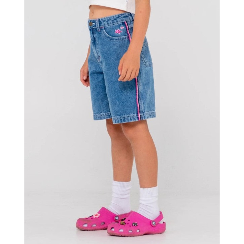 Rusty Flip Girl Low Rise Denim Jorts - Sum24