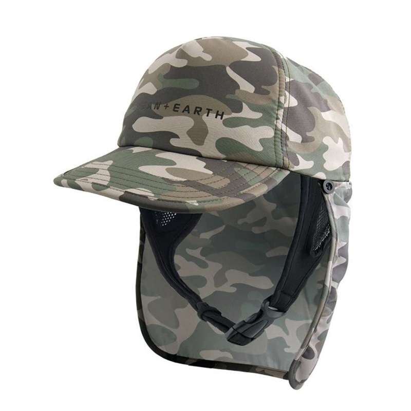 O & E Bingin Lightweight Legionnaire Surf Cap
