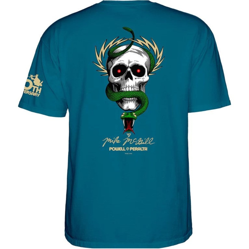 Powell Peralta McGill Skull & Snake 40th Anniversay Tee - Sum24