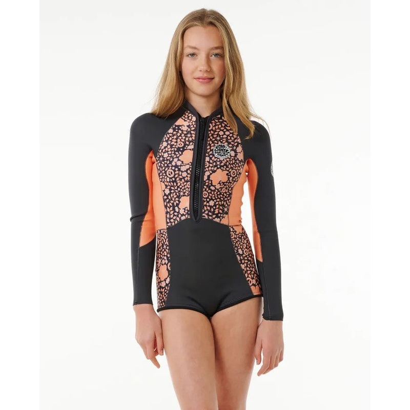 Rip Curl Jnr G Bomb 1.5mm FZ LS Spring Wetsuit - Sum24