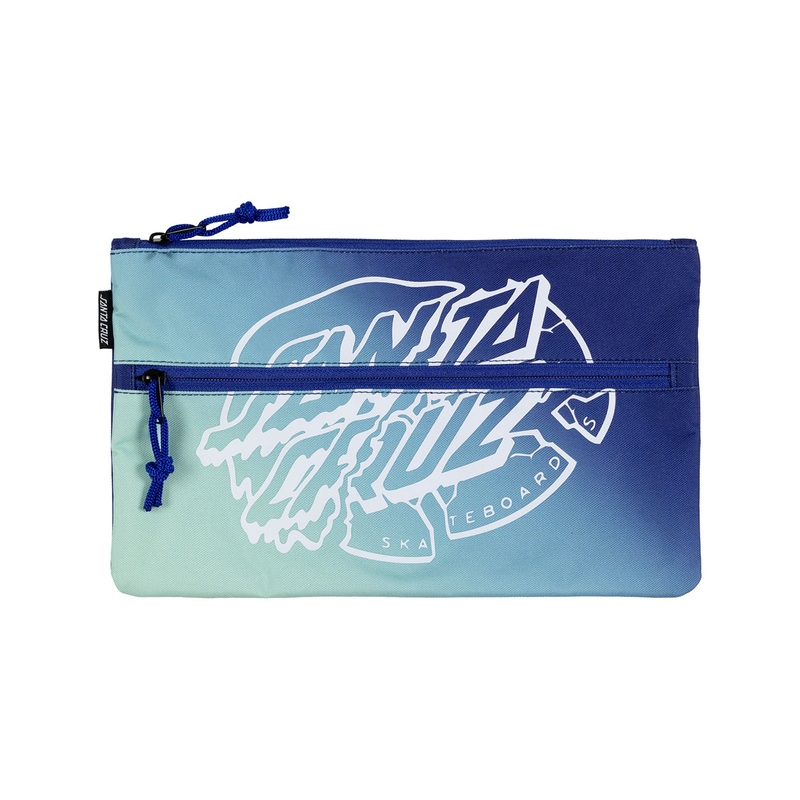 Santa Cruz Universal Dot Dual Zip Pencil Case