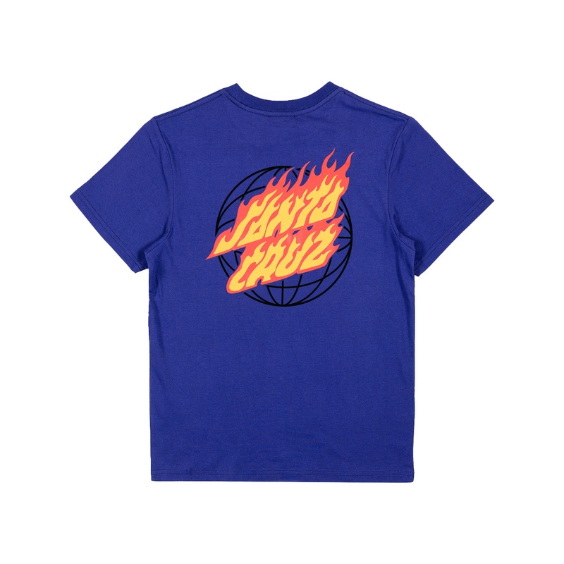 Santa Cruz Youth Global Flame Dot Tee - Sum24
