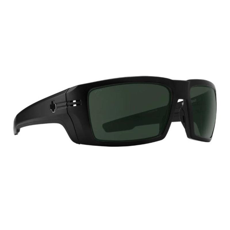 Spy Rebar SE ANSI Mtt Blk/Happy Grey Green Sunglasses