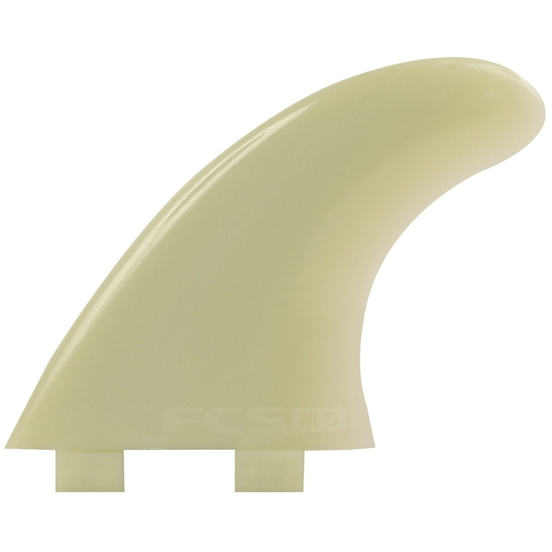 FCS M5 NATURAL GLASSFLEX MED TRI FIN SET