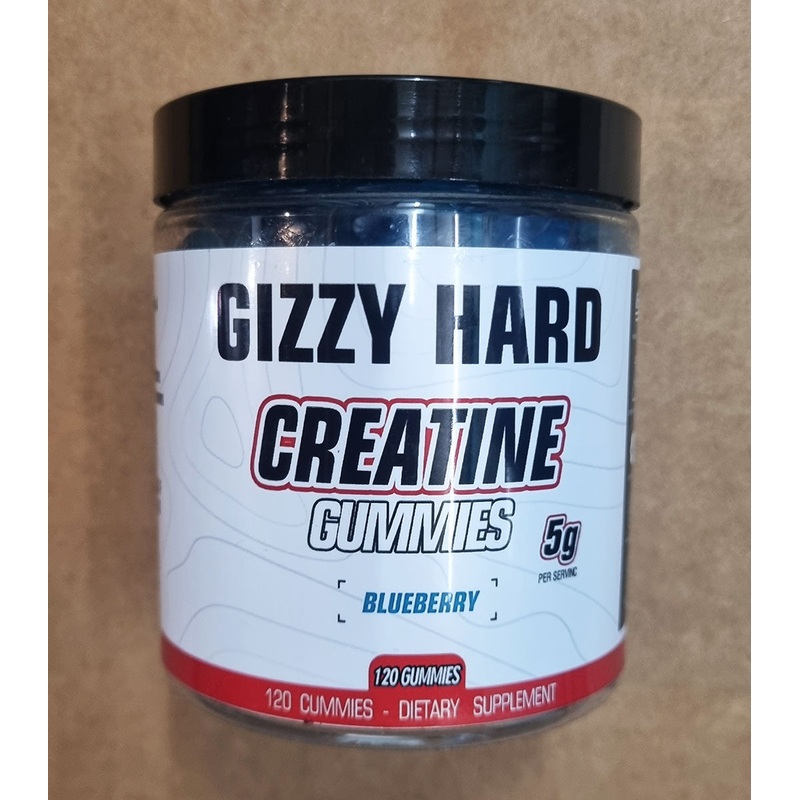 Gizzy Hard Creatine Gummies (120 Gummies)