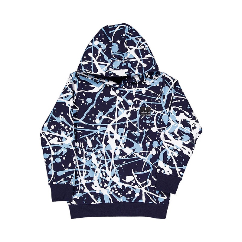 Radicool Blue Splatter Boys Hoodie -Win25