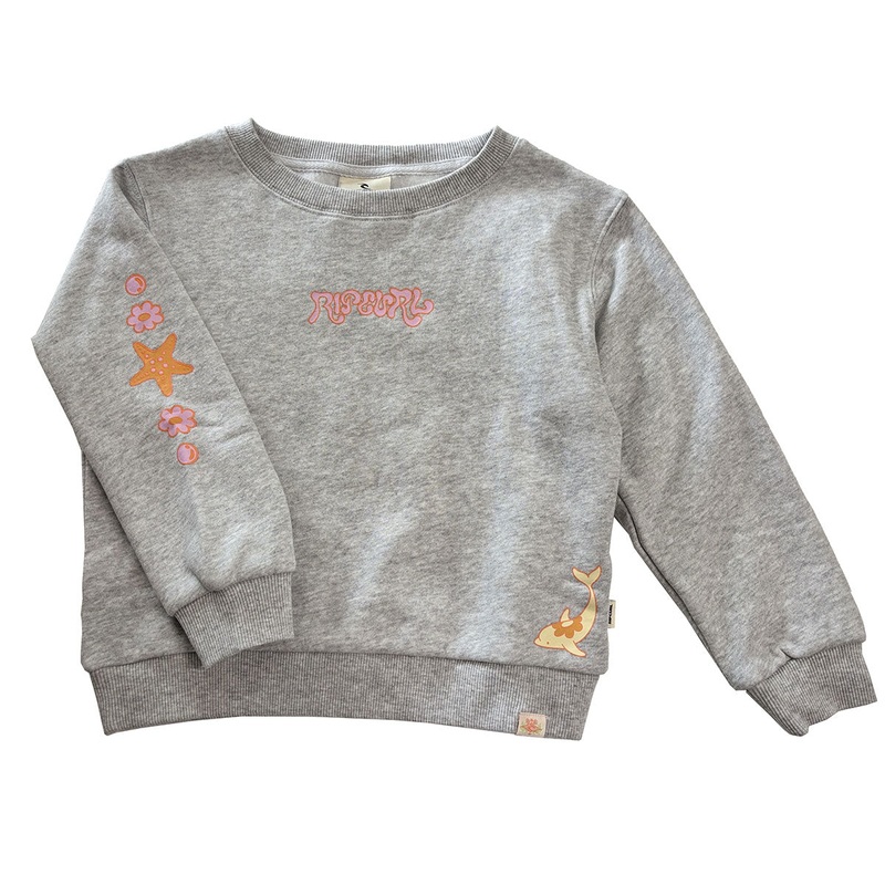 Rip Curl Rainbow Tide Print Girls Crew -Win25