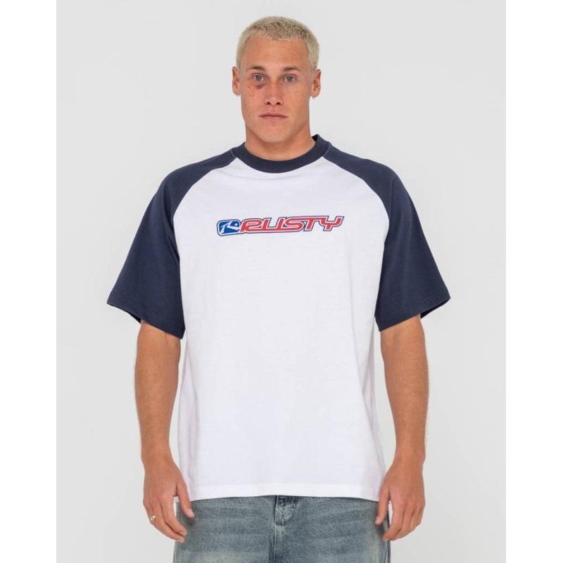Rusty Swaglan Raglan Short Sleeve Tee - Win25