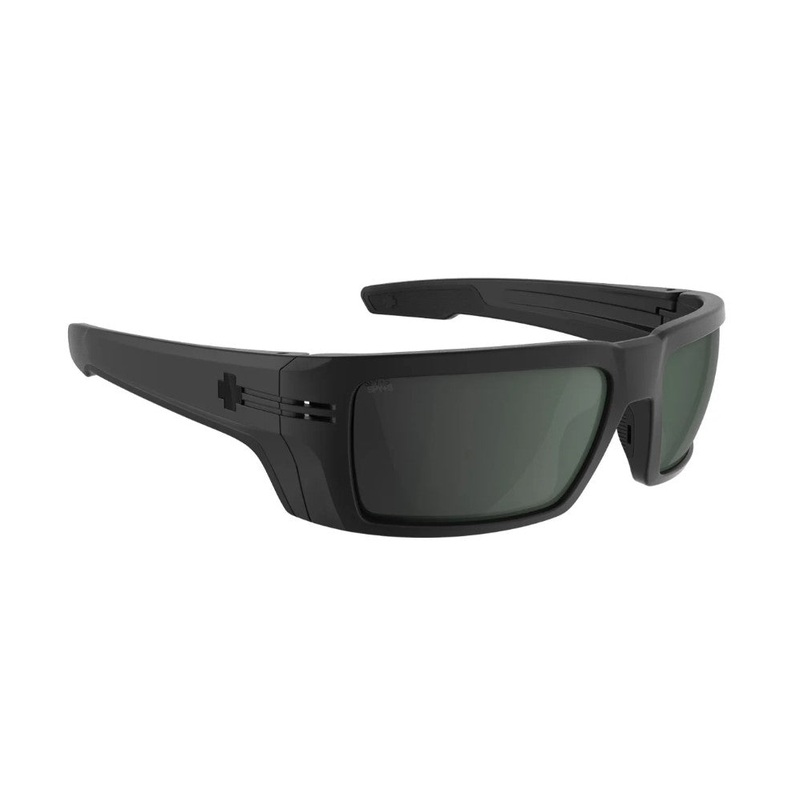 Spy Rebar ANSI Mtt Blk/Happy Gray Green Sunglasses