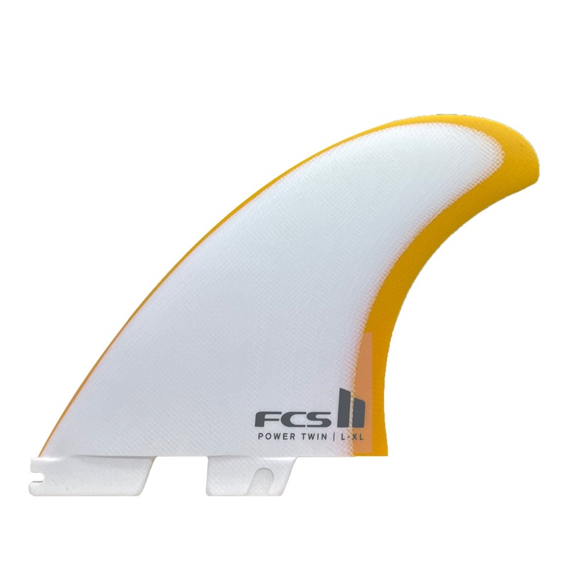 FCS II Power Twin PG Surfboard Fins - L/XL