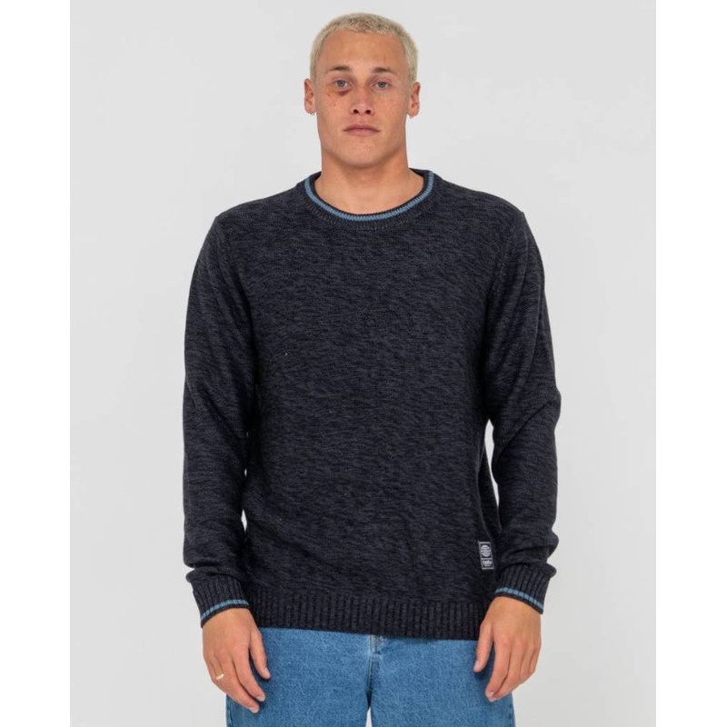 Rusty Skyliner Tipped Knit Crew - Win25