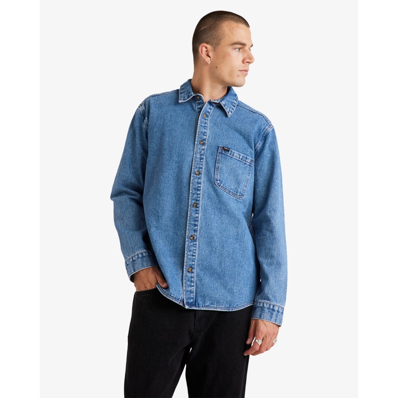 RVCA Classic Denim L/S Shirt -Win25