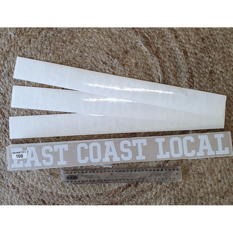 EAST COAST LOCAL CAR STICKERS