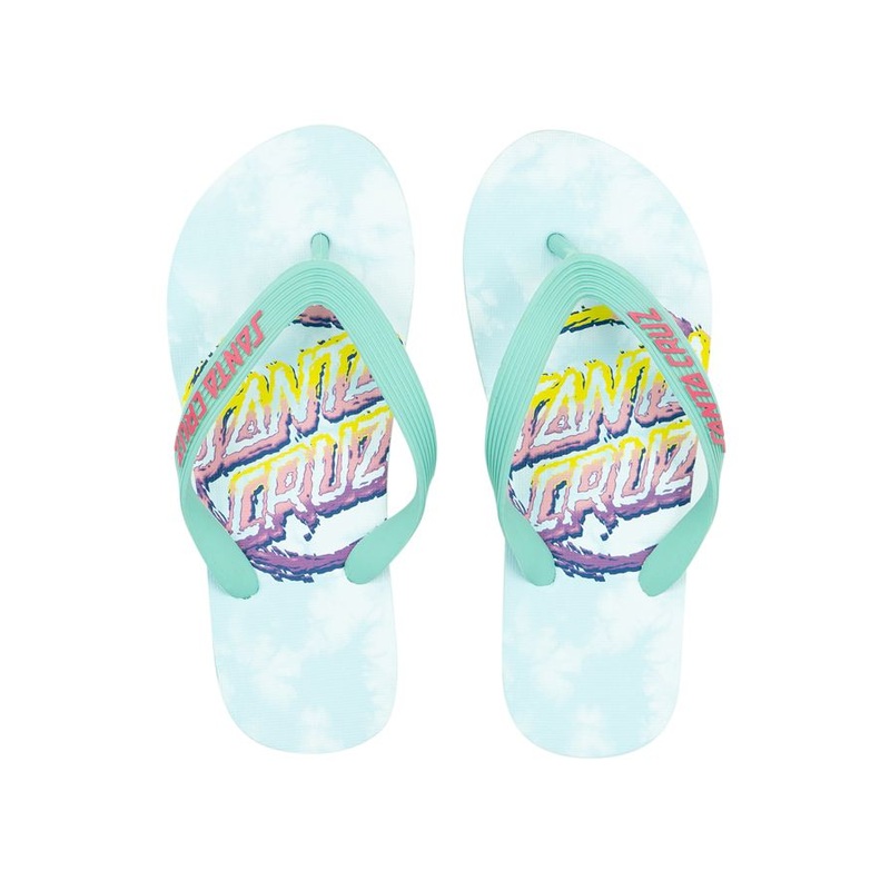SANTA CRUZ GIRLS THROWDOWN JANDALS  Sum22