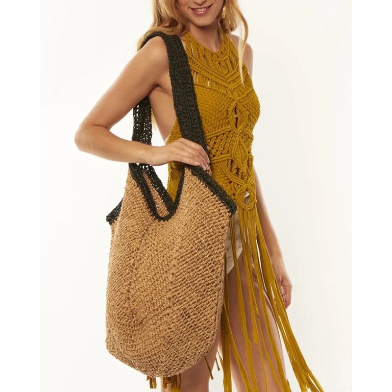 Amuse Society Ivo Straw Bag