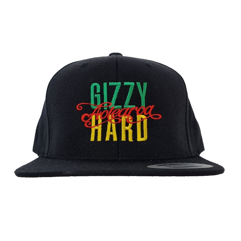 Gizzy Hard Aotearoa Flexfit Flat Peak SB Cap