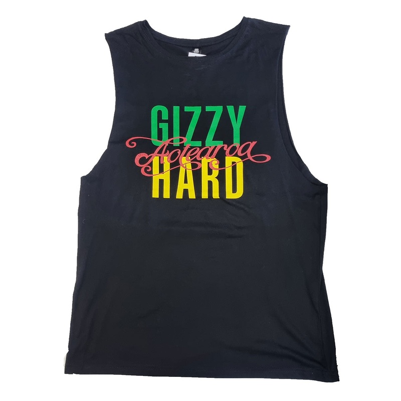 Gizzy Hard Aotearoa Unisex Muscle Tee