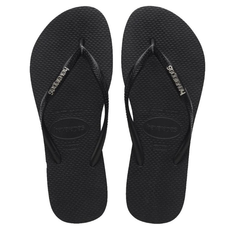 HAVAIANAS SLIM LOGO METAL JANDALS