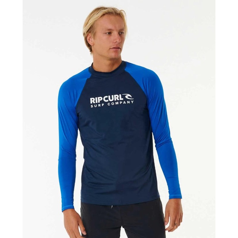 Rip Curl Shock Men's L/S Rash Tee - Sum23