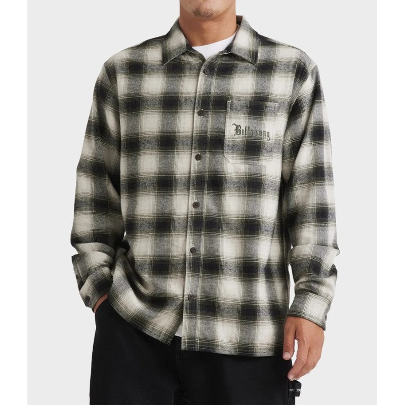 Billabong Warped Long Sleeve Flannel Shirt - Win25