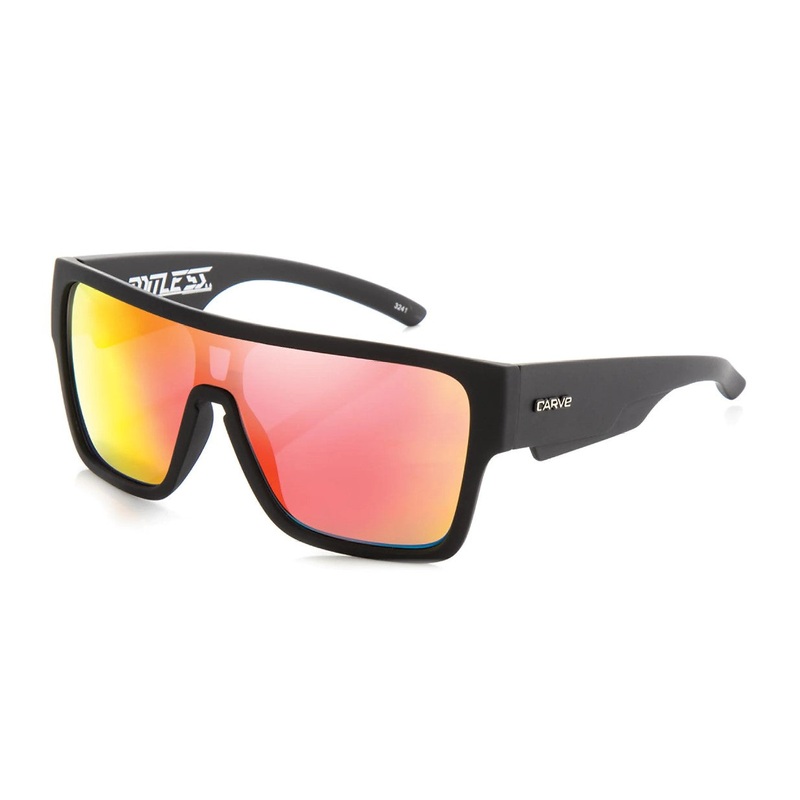 CARVE LIMITLESS MTT BLK/RED IRIDIUM SUN