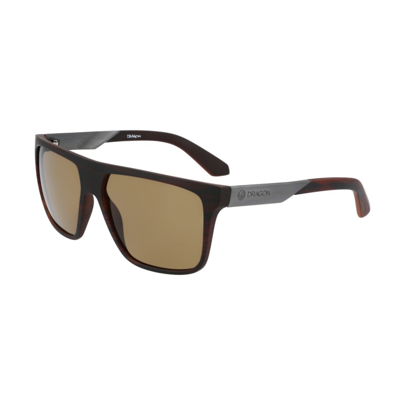 DRAGON VINYL TEAKWOOD LL BOWN SUNGLASSES