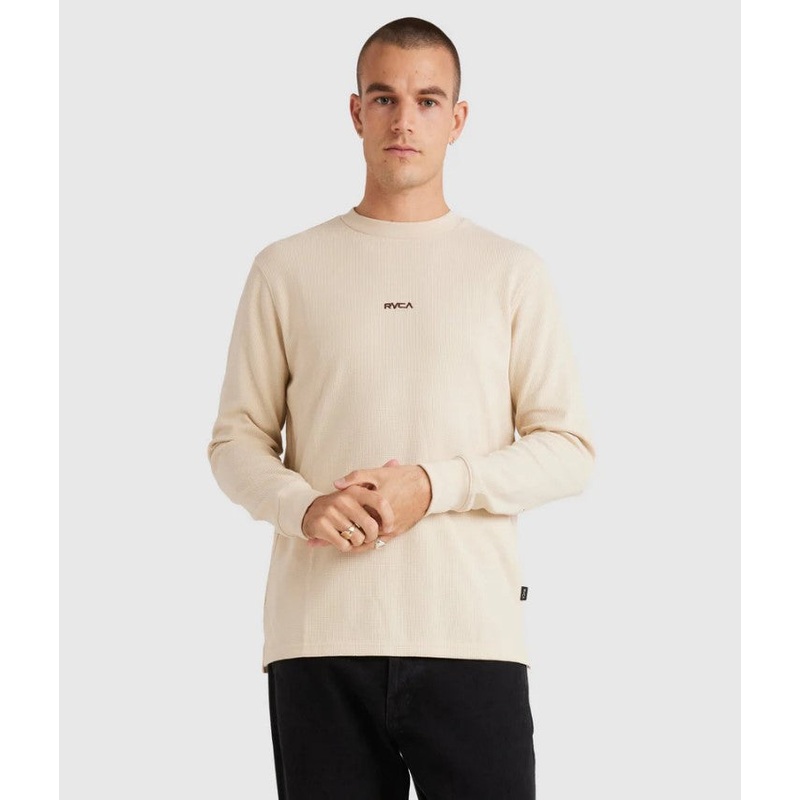 RVCA Union Waffle Long Sleve Mens Tee -Win25