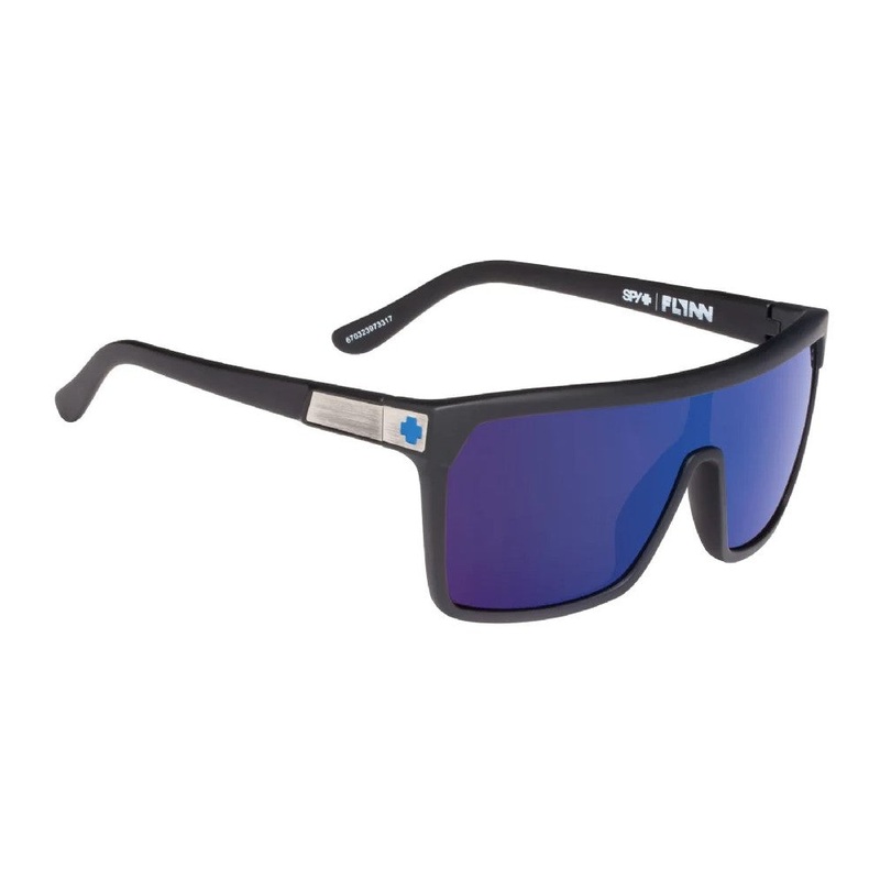 Spy Flynn Soft Mtt Blk/Happy Bronze Dark Blue Sunglasses