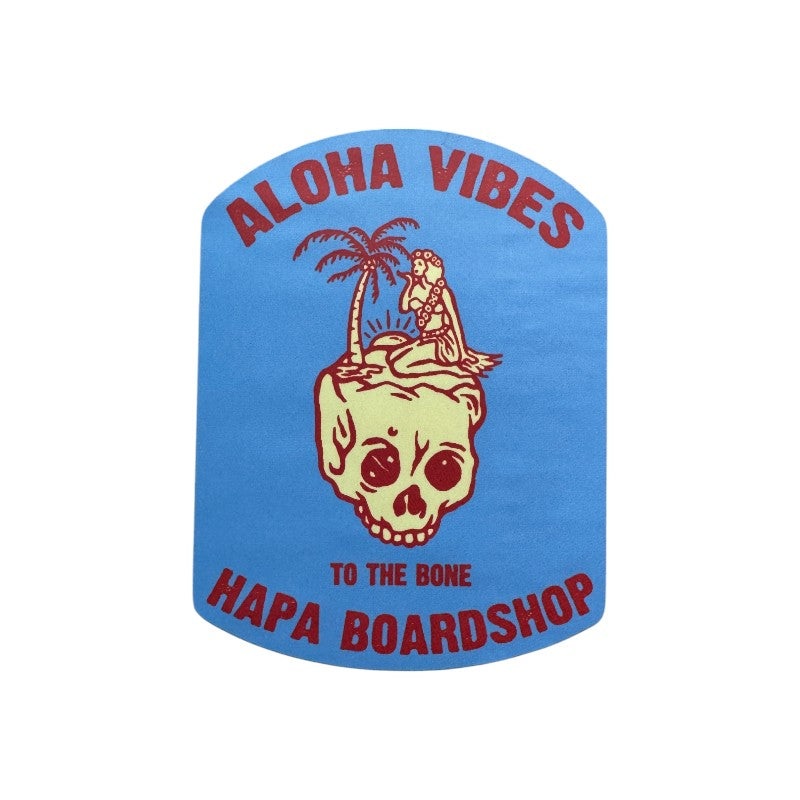 Hula Skully Sticker