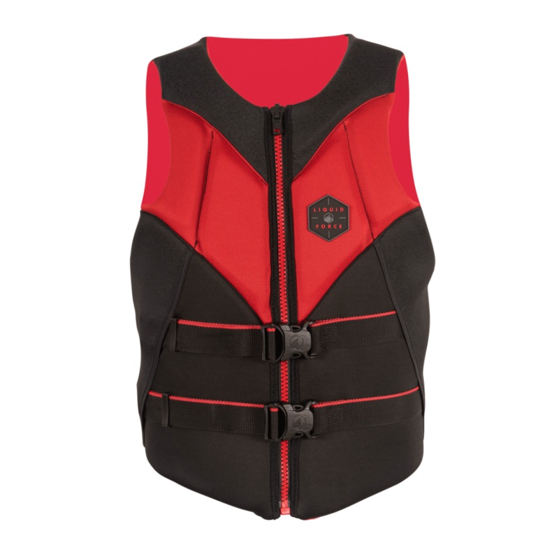 Liquid Force Rush CGA Life Jacket in Black/Red