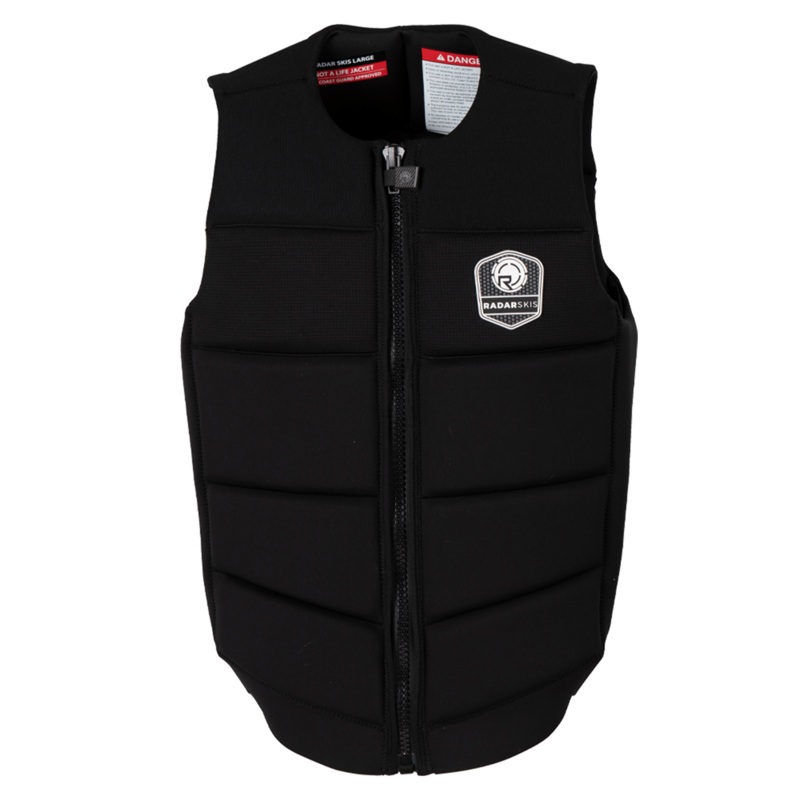 Radar Tidal Comp Wake Vest in Black
