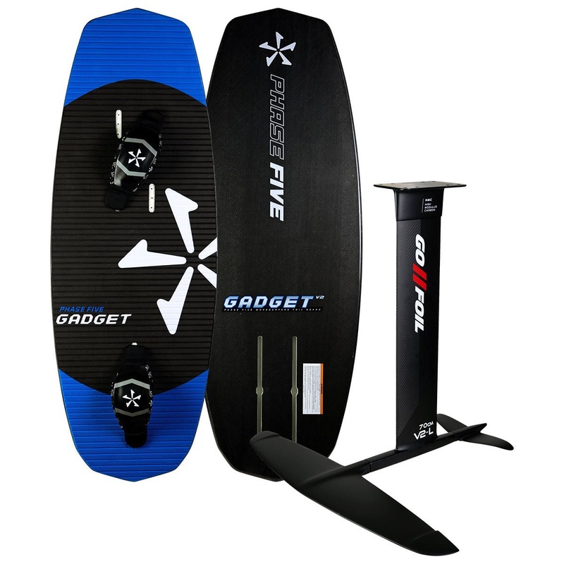 Phase 5 Gadget V2 + Go Foil RSX Flip Wake Foil Package 2025