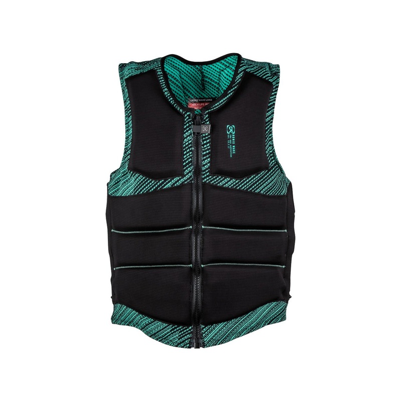 Ronix One Boa Comp Wake Vest in Sea Foam / Black