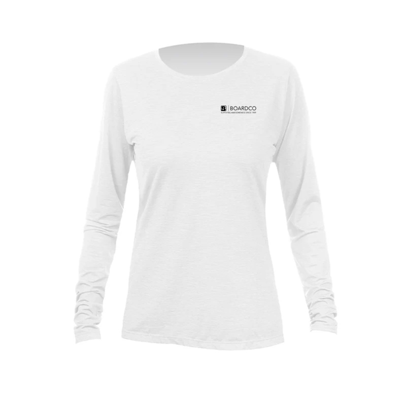 Anetik  Breeze Tech Long Sleeve in White Heathered