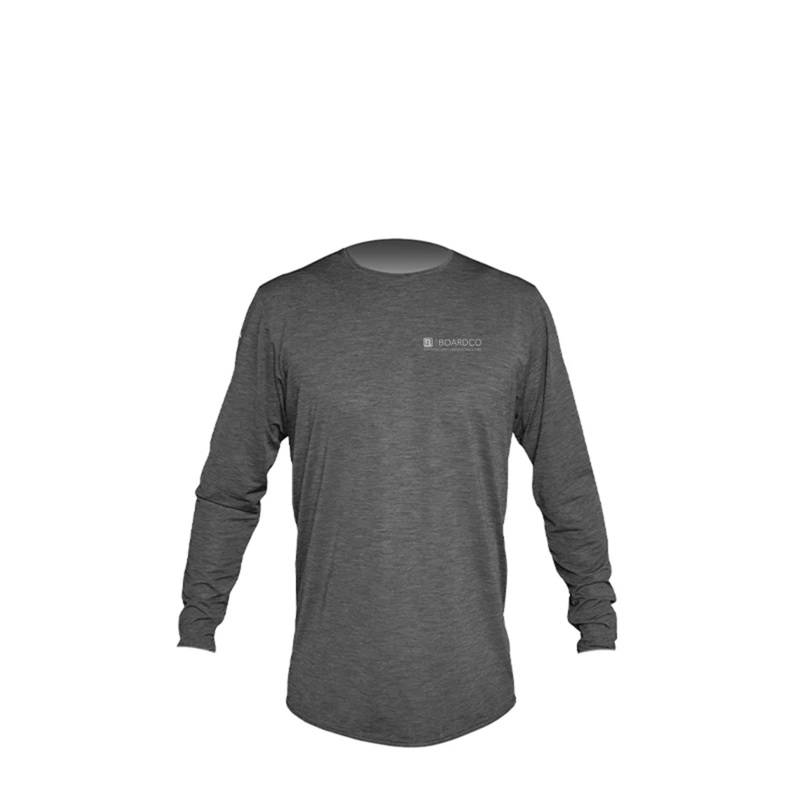 Anetik  Youth Low Pro Tech Long Sleeve in Charcoal Heathered