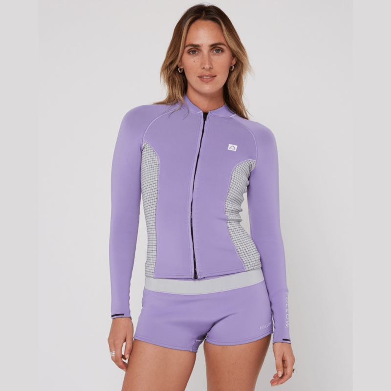 Follow Ladies FZ Wetty Top in Purple
