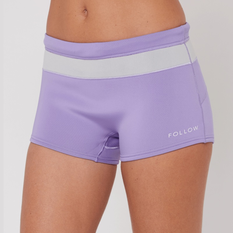 Follow Ladies Wetsuit Shorts in Purple