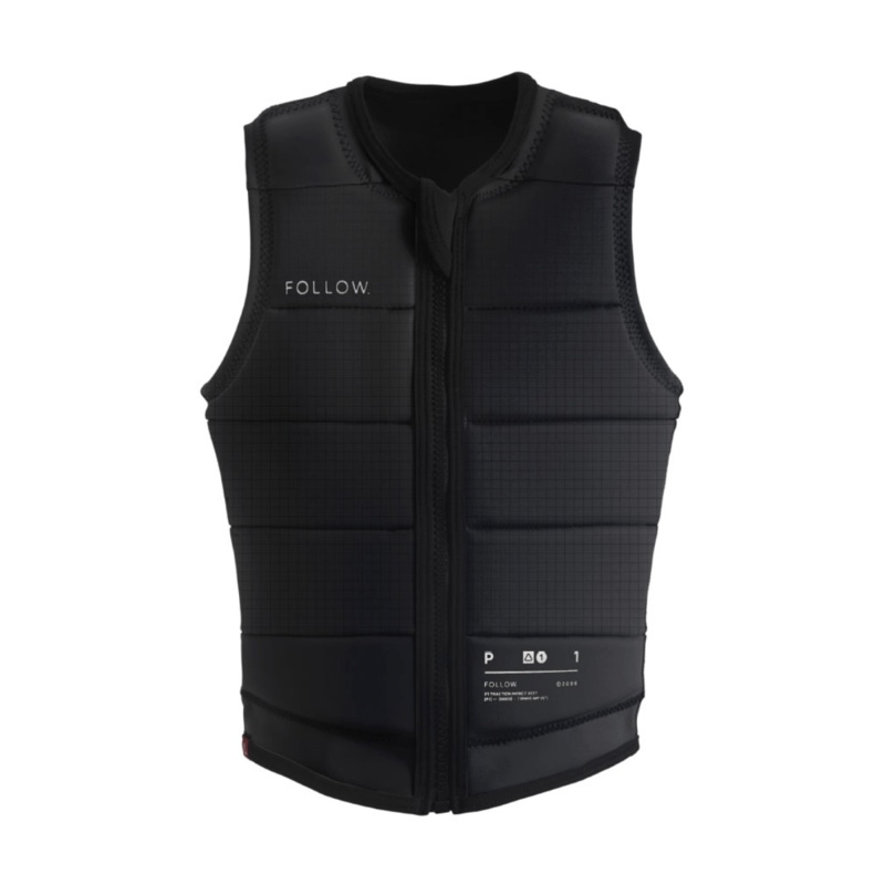 Follow P1 Traction Ladies Comp Wake Vest in Black
