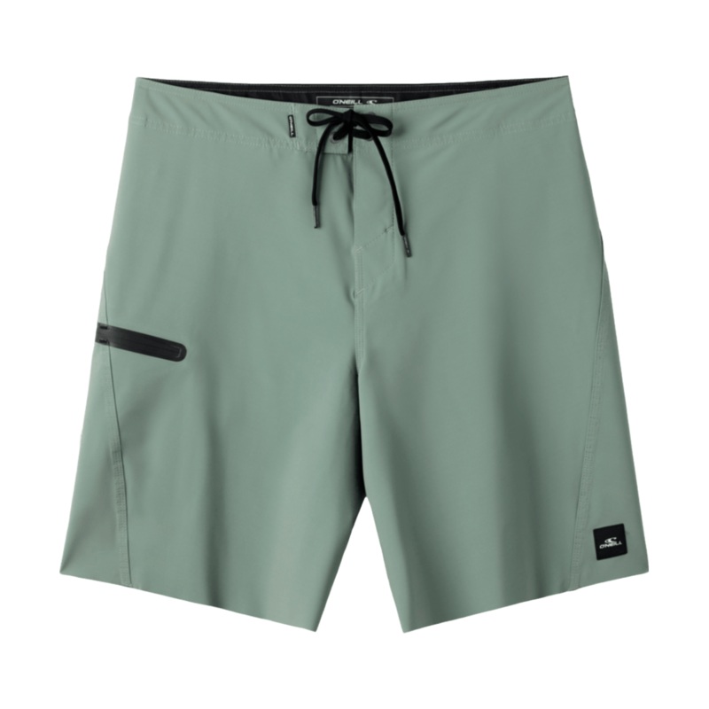 O'Neill Hyperfreak Tech Solid 19" Boardshorts in Sage