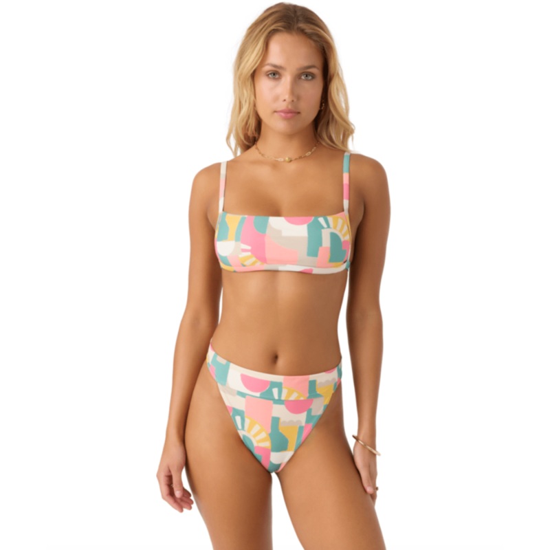 O'Neill Lisbon Geo Paloma Bikini Top in Multicolor