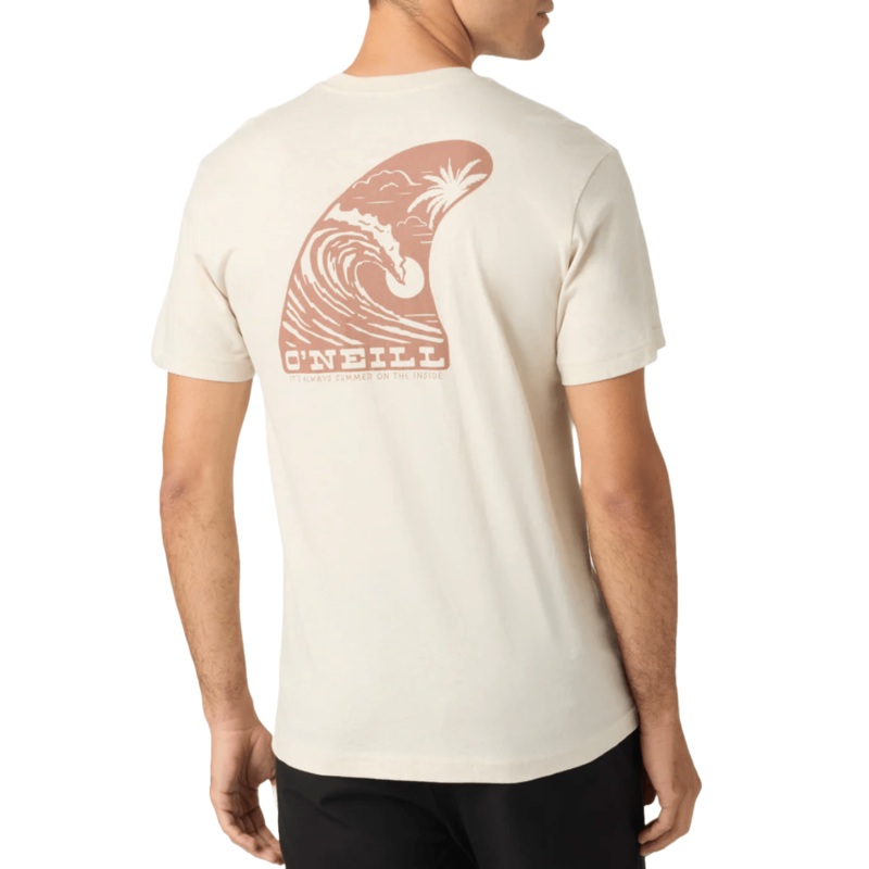 O'Neill Skeg Tee in Light Khaki