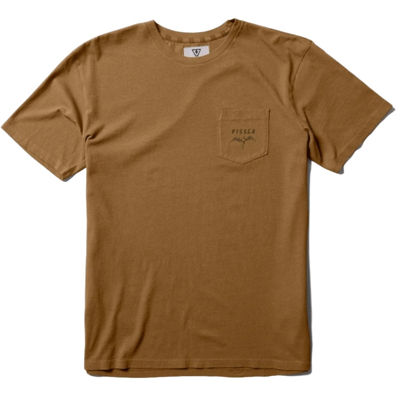 Vissla Lei'd Back Pocket Tee in Rubber