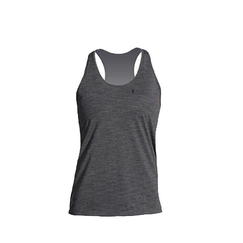 ANETIK  Breeze Tech Tank in Charcoal Heather