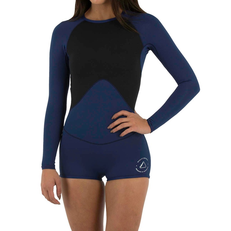 Follow Ladies Lycra L/S Springy in Navy/Black